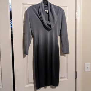 Dress barn women's size medium cowl neck dress in EUC